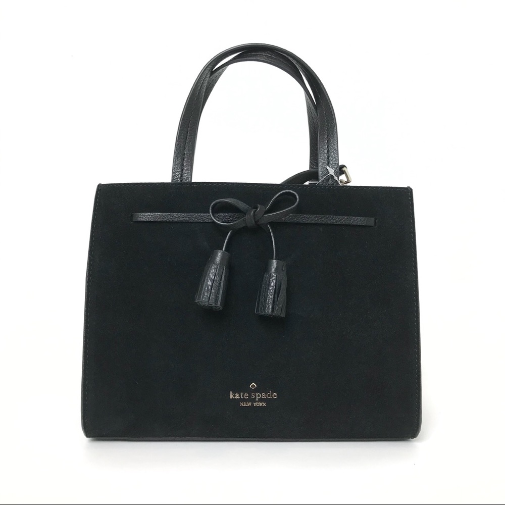 NWT Kate Spade New York Hayes Suede Small Satchel - Picture 5 of 7